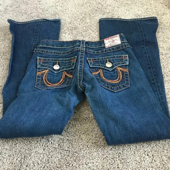 True Religion Indigo Flare Jeans - Picture 3 of 6